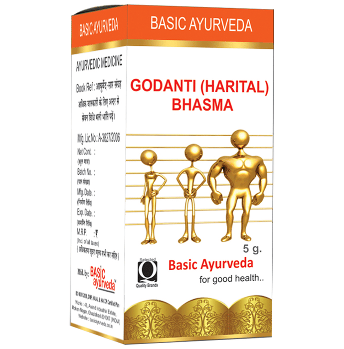 Basic Ayurveda Godanti (Harital) Bhasma | Grocsy
