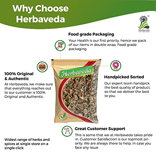 Herbaveda- Patchouli Leaves Dried 100g | Good for Skin | Grocsy