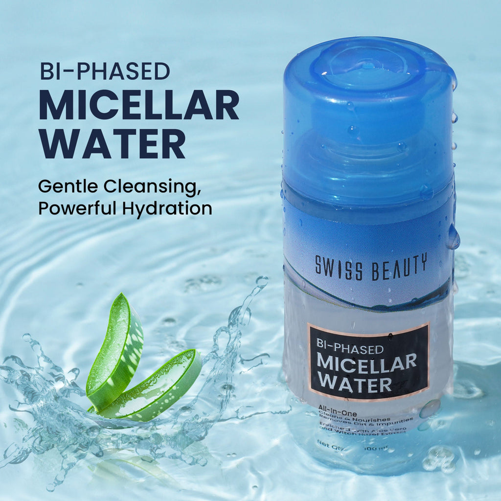 Swiss Beauty Bi-Phased Micellar Cleansing Water | Grocsy