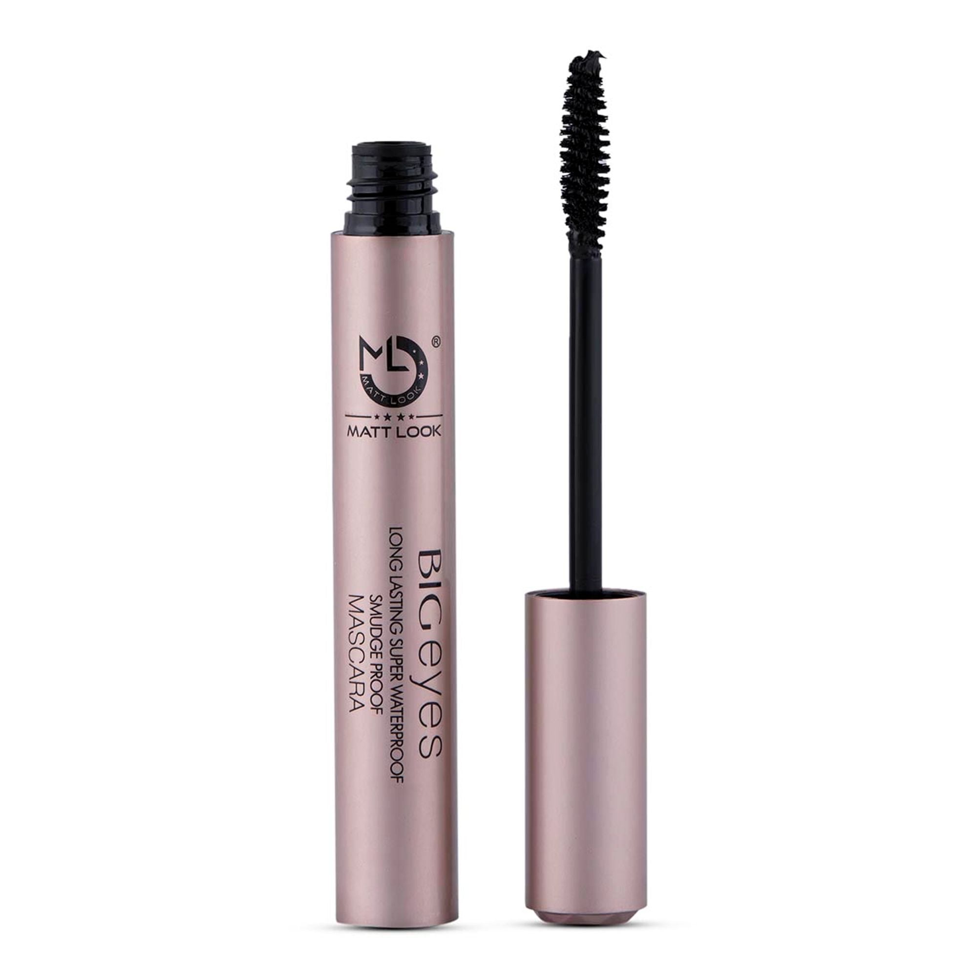 Matt Look Big Eyes Long Lasting Super Waterproof Smudge Proof Mascara - Black | Grocsy