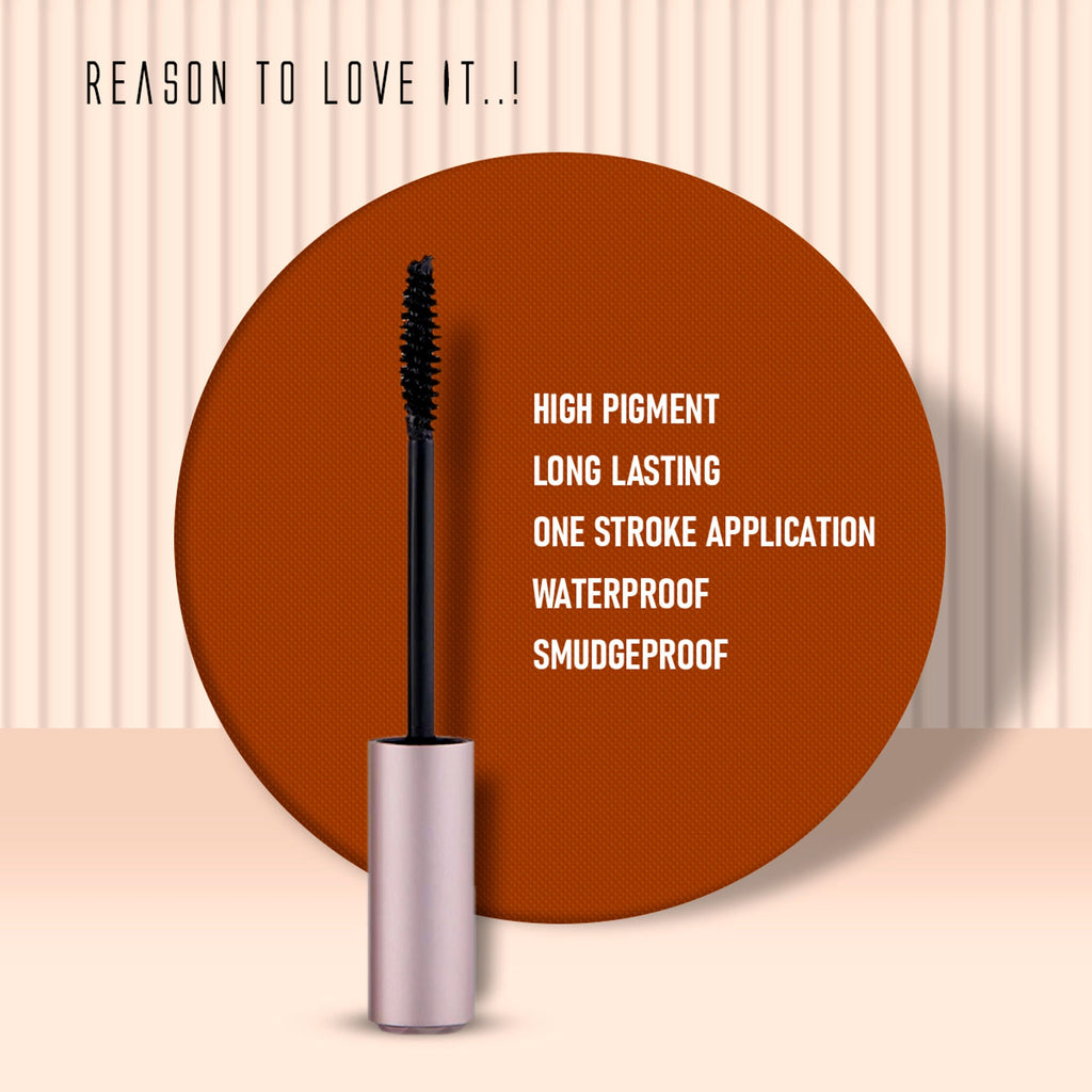 Matt Look Big Eyes Long Lasting Super Waterproof Smudge Proof Mascara - Black | Grocsy