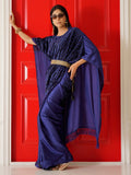 Tikhi Imli Striped Velvet Kaftan Saree | Grocsy