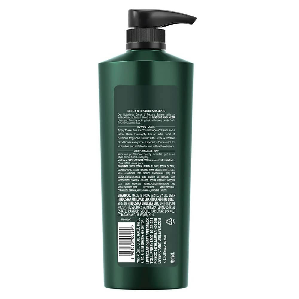 TRESemme Botanique DR Detox & Restore Shampoo With Ginseng & Neem | Grocsy