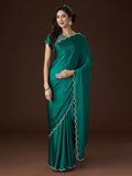 kasee Embellished Satin Saree | Grocsy