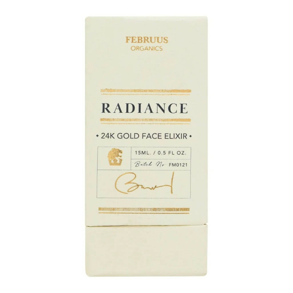 Februus Organics 24K Gold Face Elixir Collagen Booster | Grocsy
