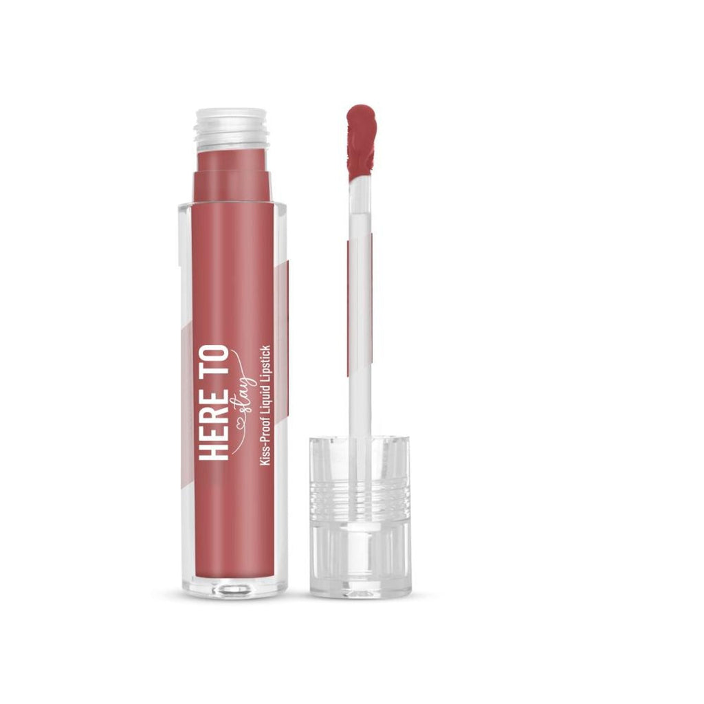 Swiss Beauty Select Here To Stay Kiss Proof Liquid Matte Lipstick With Vitamin E - 16 Rust Lust | Grocsy