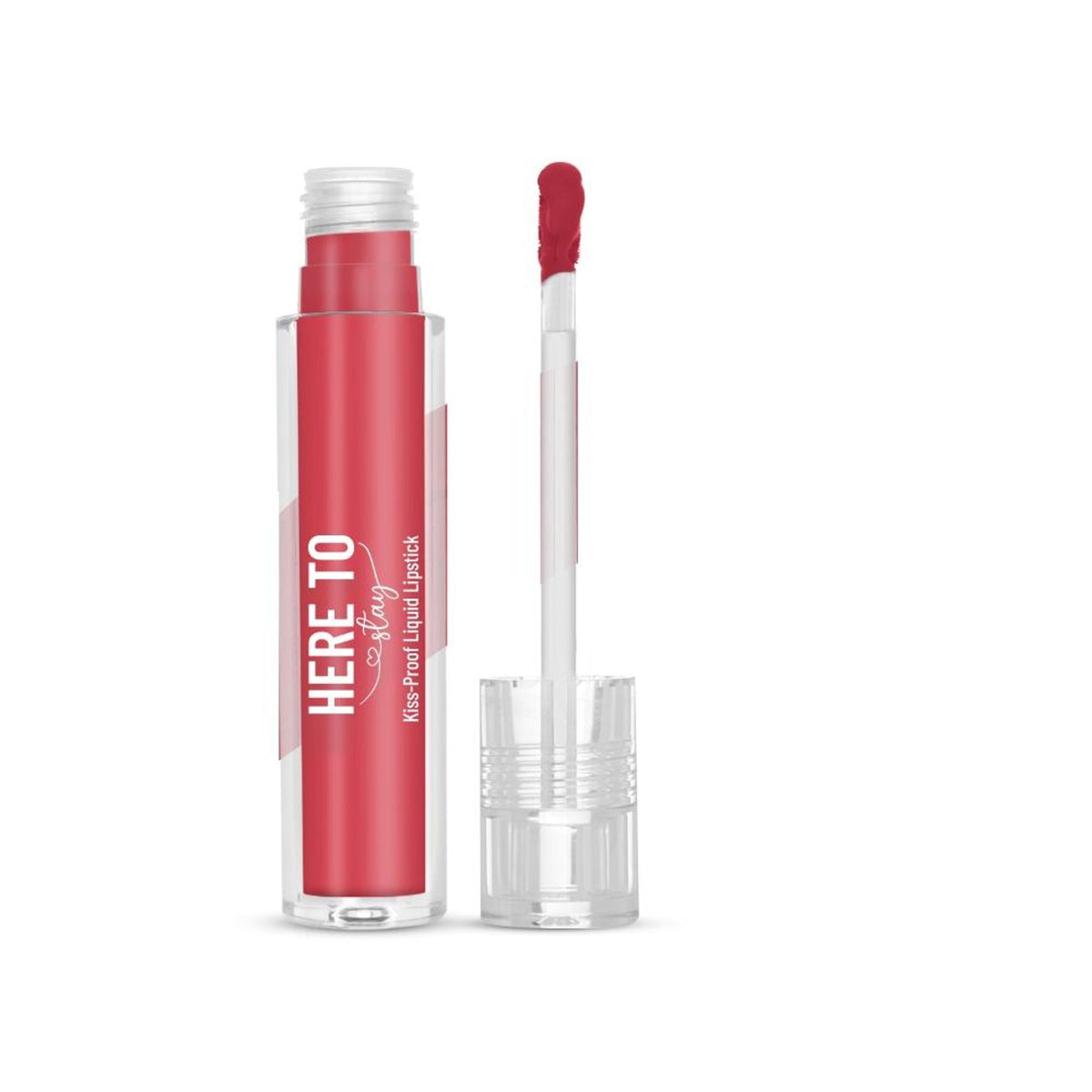 Swiss Beauty Select Here To Stay Kiss Proof Liquid Matte Lipstick With Vitamin E - 17 Ruby Flame | Grocsy