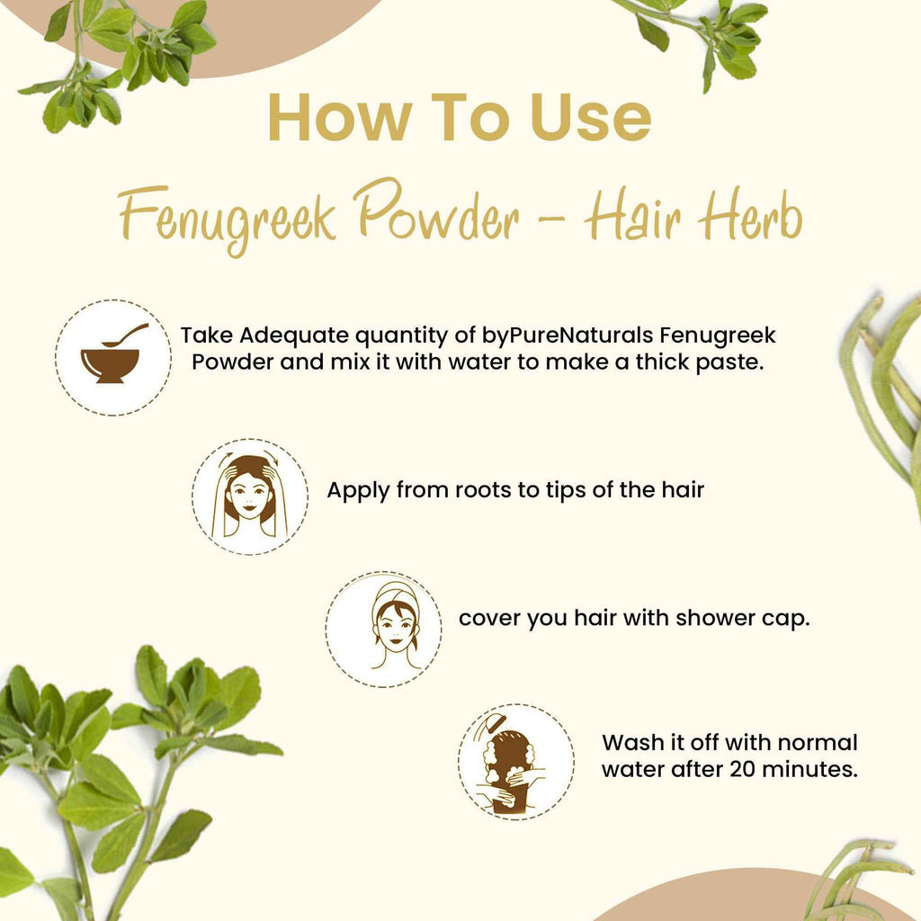 byPureNaturals Organic Fenugreek Powder | Grocsy