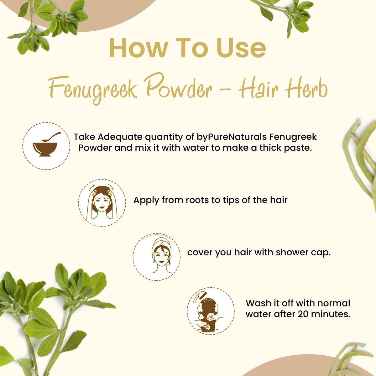 byPureNaturals Organic Fenugreek Powder | Grocsy