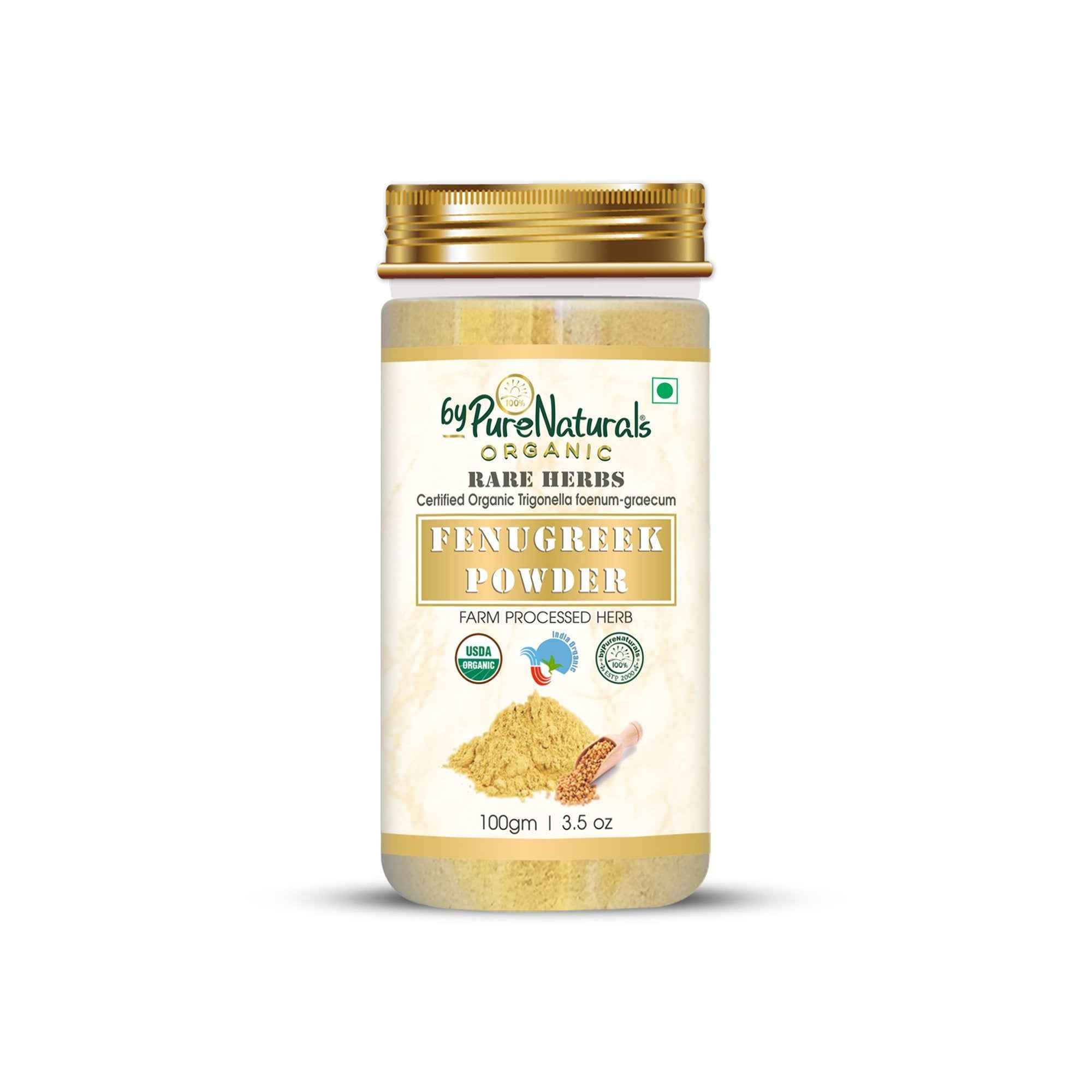 byPureNaturals Organic Fenugreek Powder | Grocsy