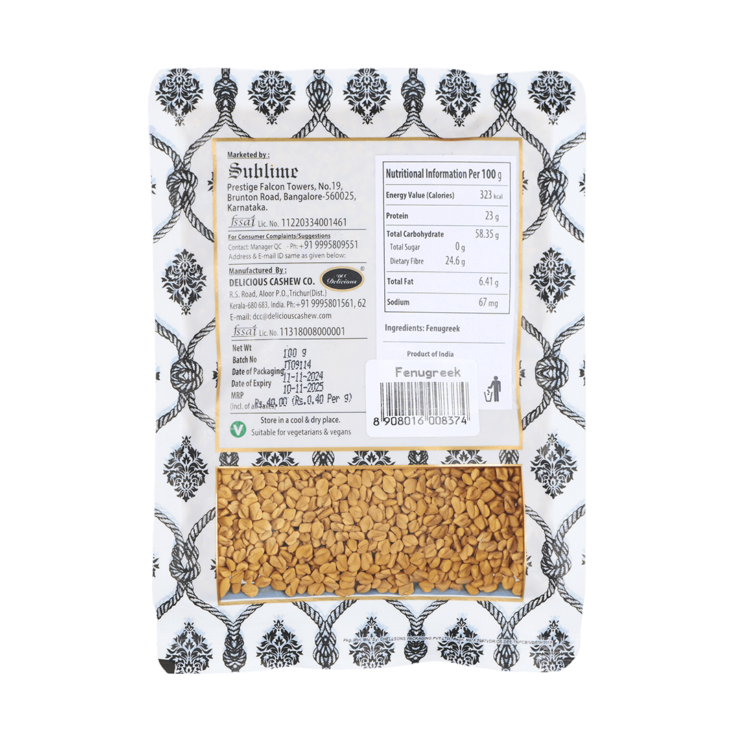 Sublime Inspiring Awe Fenugreek Seeds | Grocsy