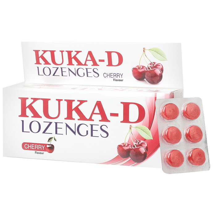Multani Kuka-D Cough Lozenges Cherry | Grocsy