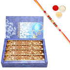 Ghasitaram Chocolate Kaju Katli With Pearl Beads Rakhi | Grocsy