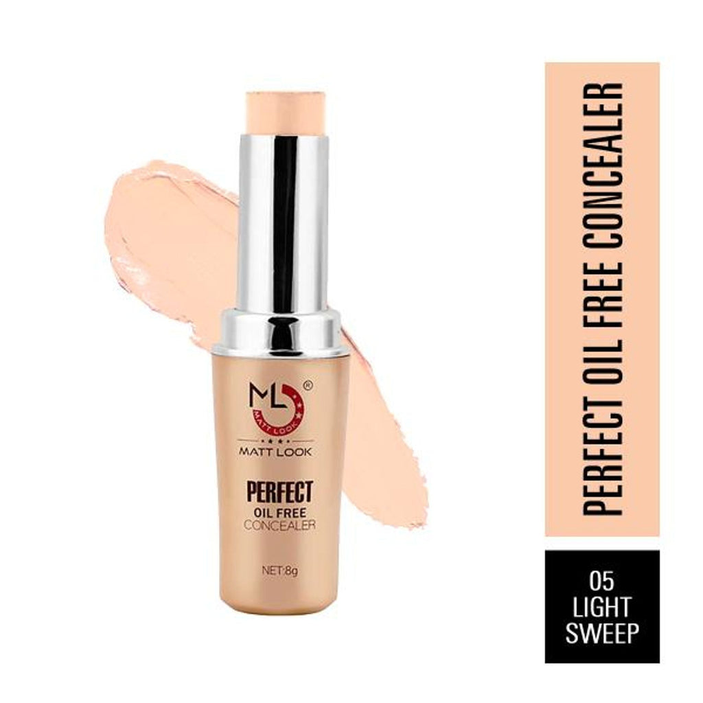 Matt Look Perfect Oil Free Concealer - Light Sweep | Grocsy