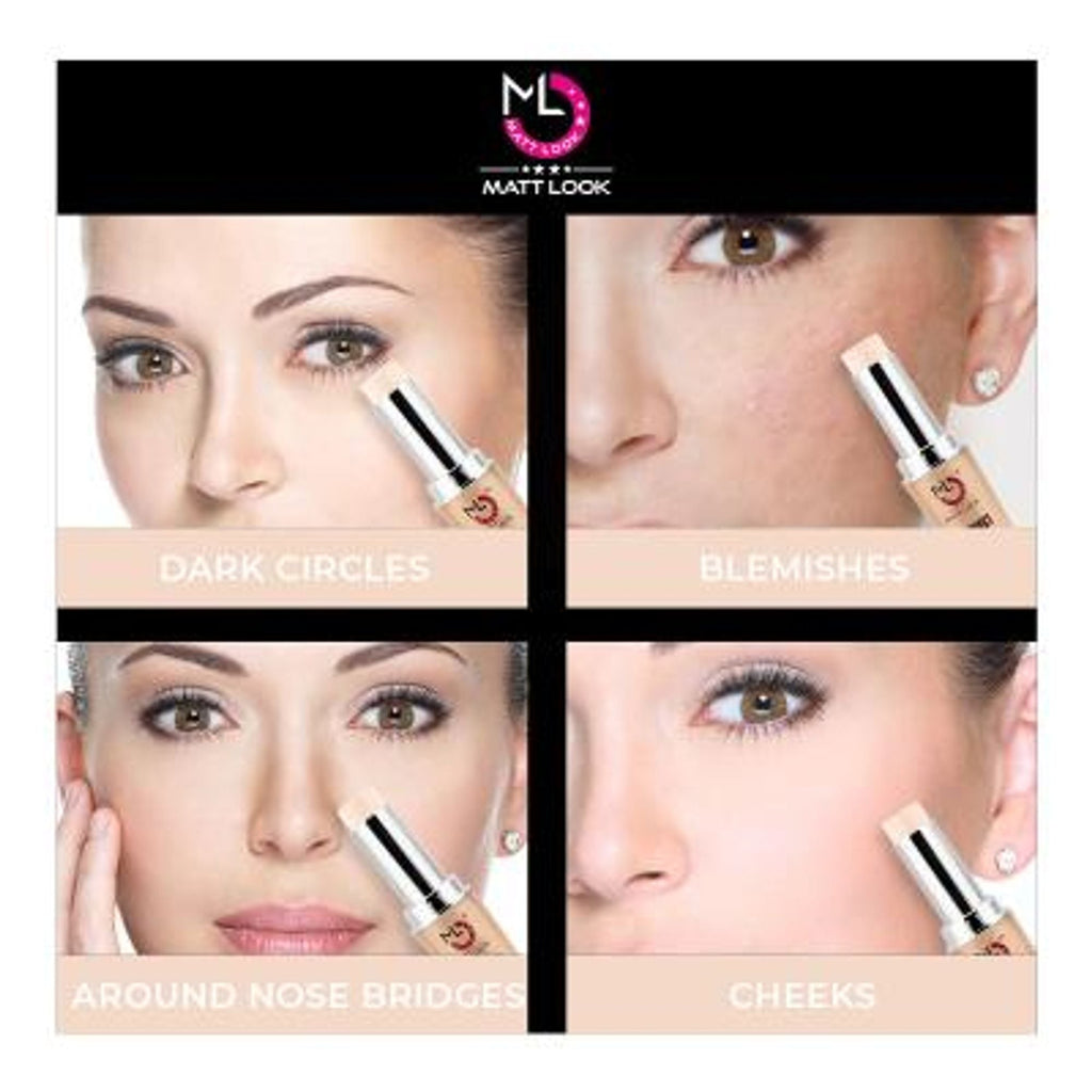 Matt Look Perfect Oil Free Concealer - Light Sweep | Grocsy