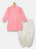 Sethukrishna Boys Pink Kurti with Pyjamas | Grocsy