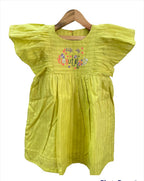 ArthLife Neon Beautiful Embroidered Dress | Grocsy