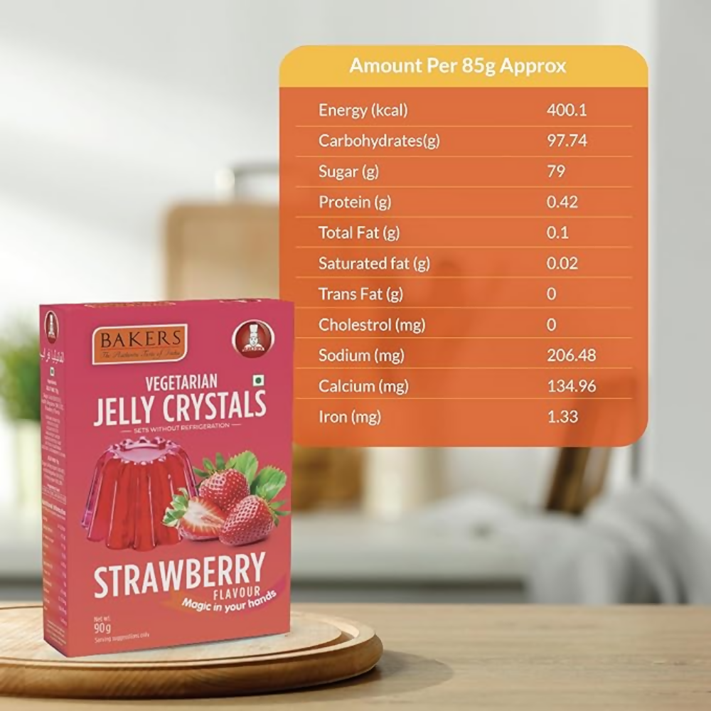 BAKERS Jelly Crystals - Strawberry | Grocsy