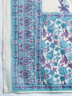 Indo Era Floral Printed Regular Pure Cotton Kurta with Trousers & Dupatta | Grocsy
