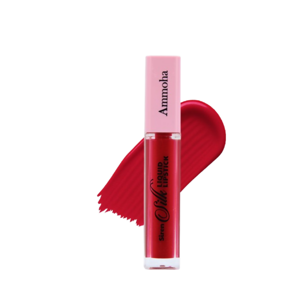 Ammoha Cosmetics Long-Lasting, Matte-Finished Happy Hibiscus Color Liquid Lipstick | Grocsy