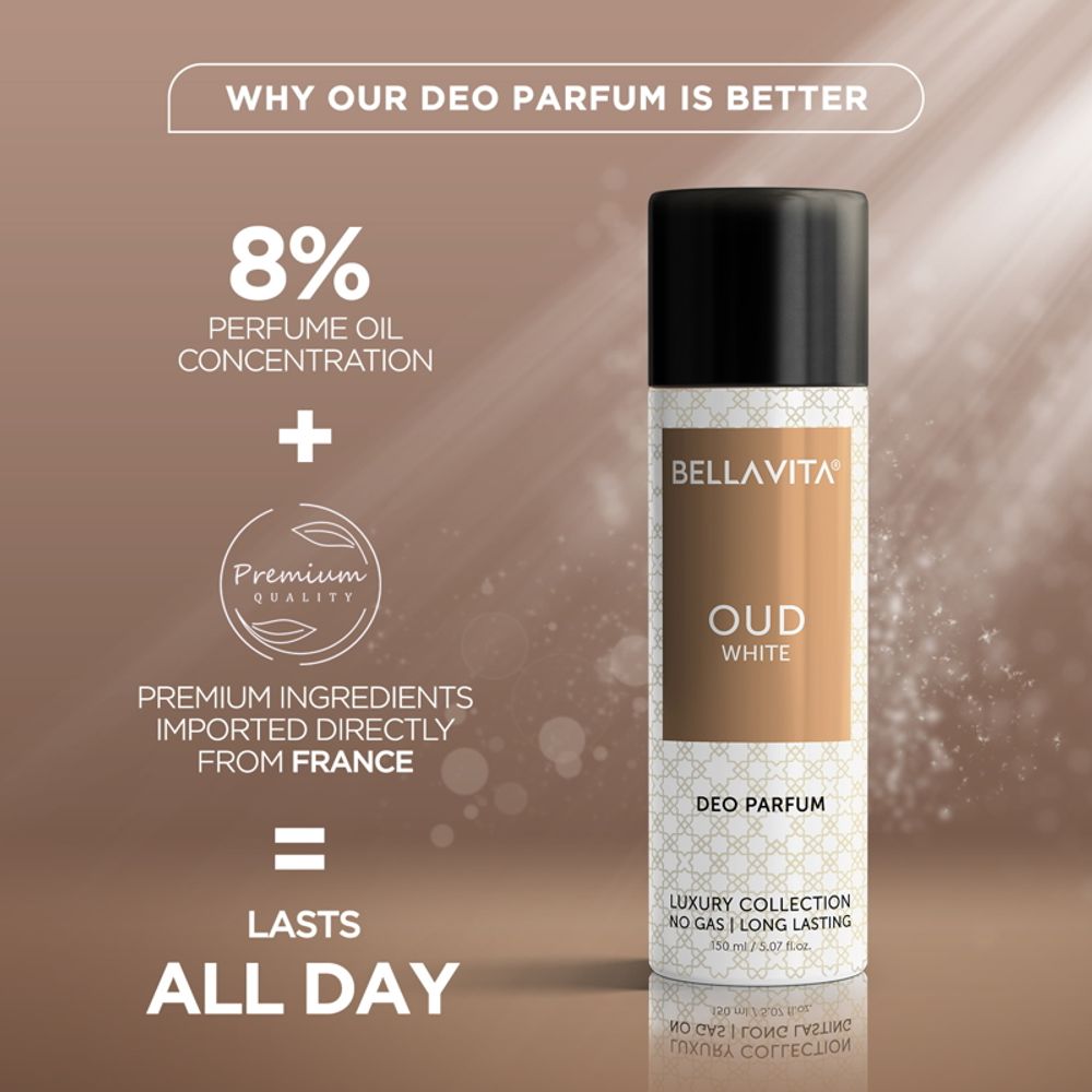 Bella Vita Oud White Deo Parfum | Grocsy