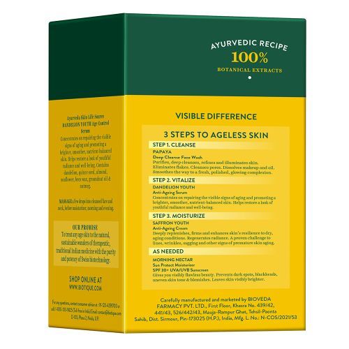 Biotique Dandelion Youth Anti-Ageing Serum | Grocsy