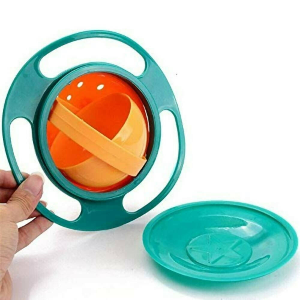 Nightstar 360? Revolving Spill Proof Food Snack Feeding Bowl Multicolor | Grocsy