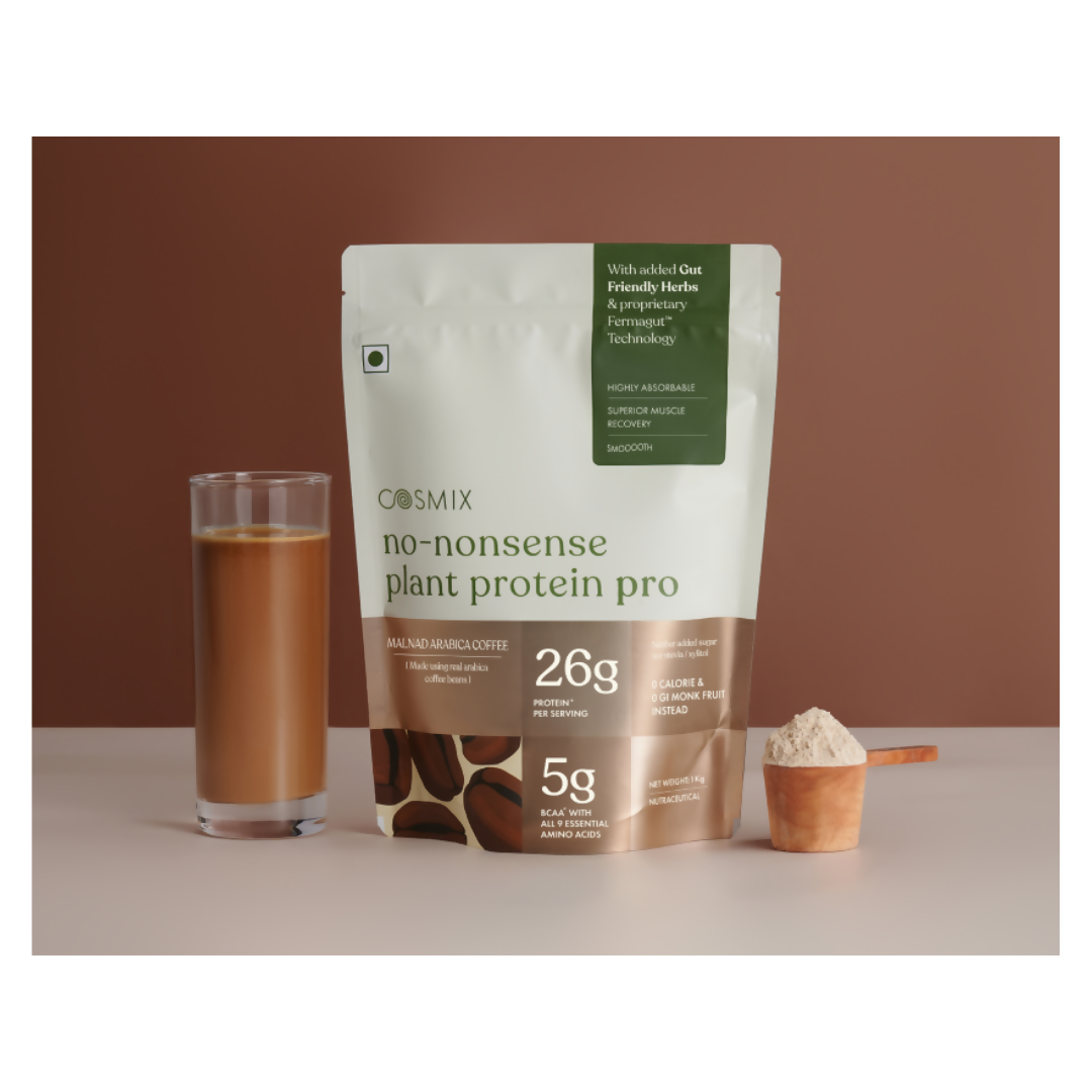 Cosmix no nonsense Plant Protein Pro Malnad Arabica Coffee | Grocsy