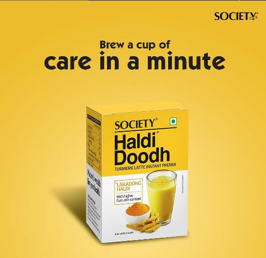 Society Tea Haldi Doodh Made with Lakadong Turmeric | Grocsy