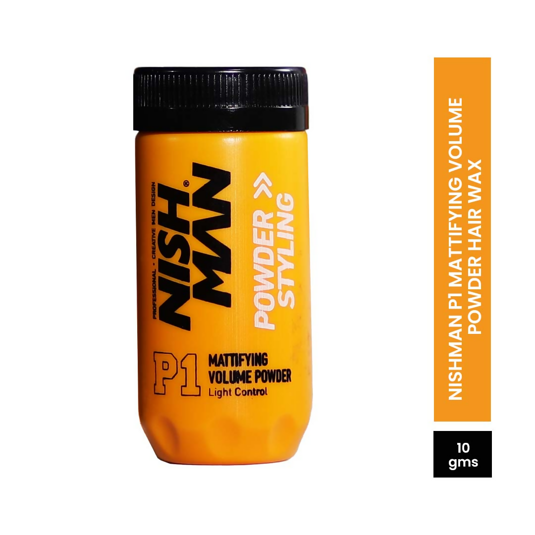 NishMan Mattifying P1 Volume Powder Hair Wax | Grocsy
