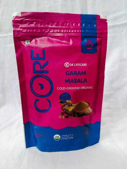 Ok Life Care Core Garam Masala Cold-Ground Organic | Grocsy