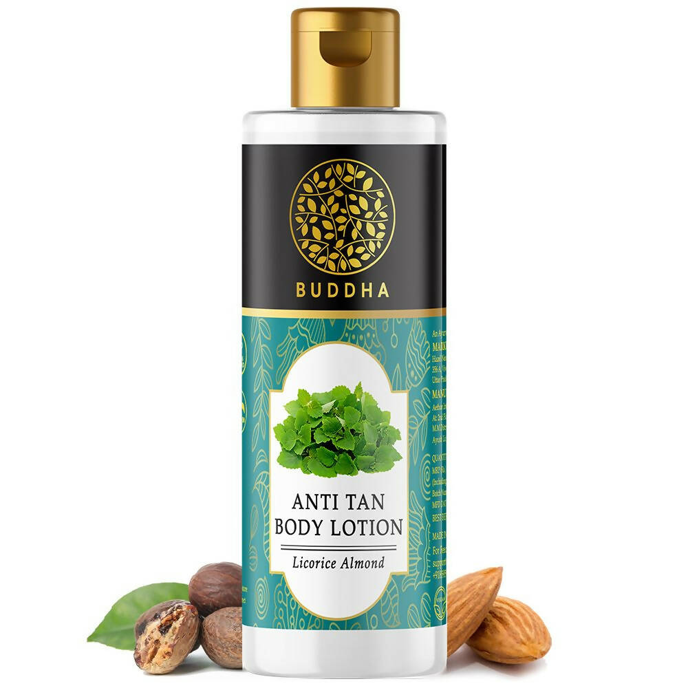 Buddha Natural Anti Tan Body Lotion - Helps To Reduce Tan and Dark Spots | Grocsy