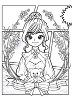 Dreamland Publications Colour Your Own Manga Book 3 With Free Manga Colouring Poster For Kids | Grocsy