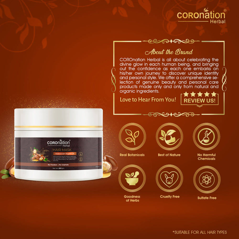 Coronation Herbal Moroccan Argan Oil Hair Mask | Grocsy