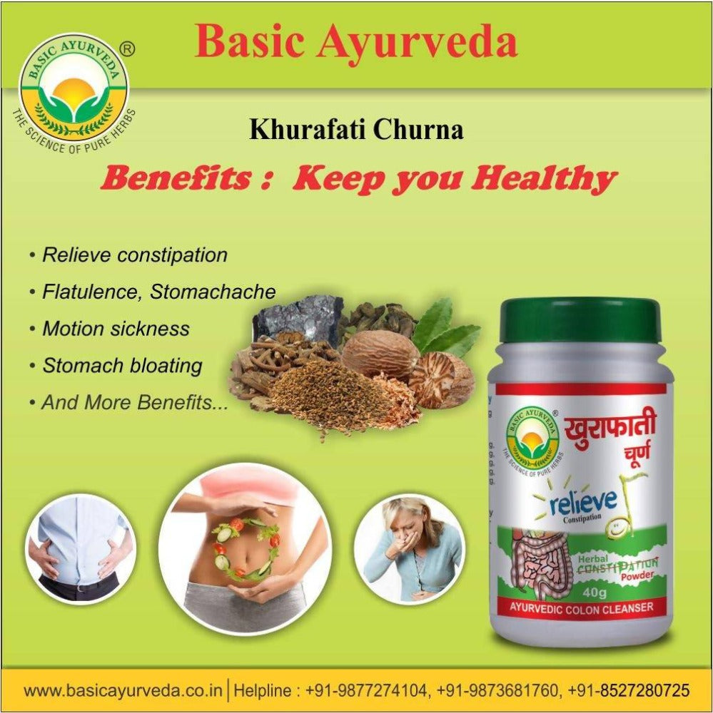 Basic Ayurveda Khurafati Churna | Grocsy