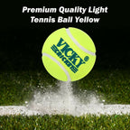 Vicky Yellow Tennis/Cricket Ball Light Multipurposeful Design & Durable Rubber Built | Grocsy