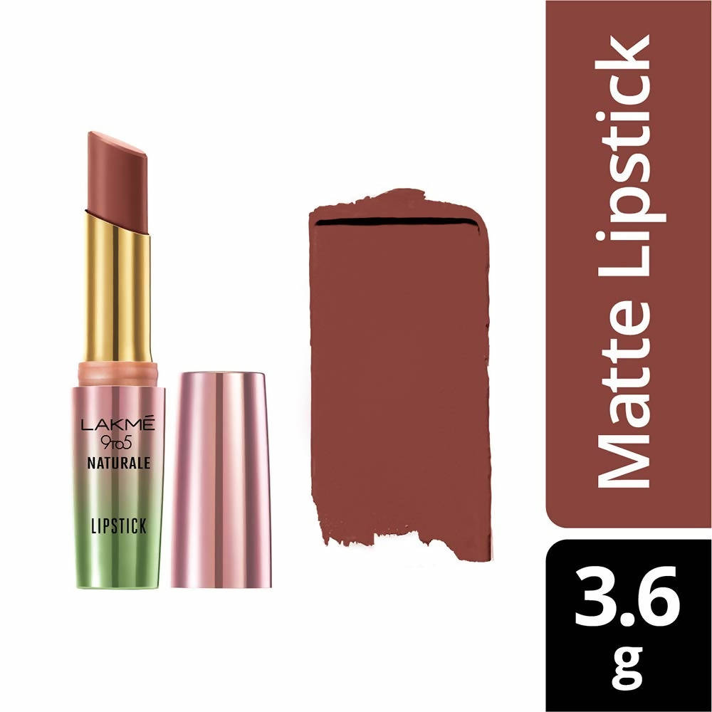 Lakme 9 to 5 Naturale Matte Lipstick - Honey Love | Grocsy