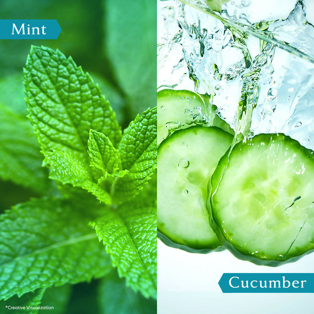 Vivel Cooling Body Wash Mint & Cucumber Moisturizing Shower Gel Supersaver XL Refill Pouch | Grocsy