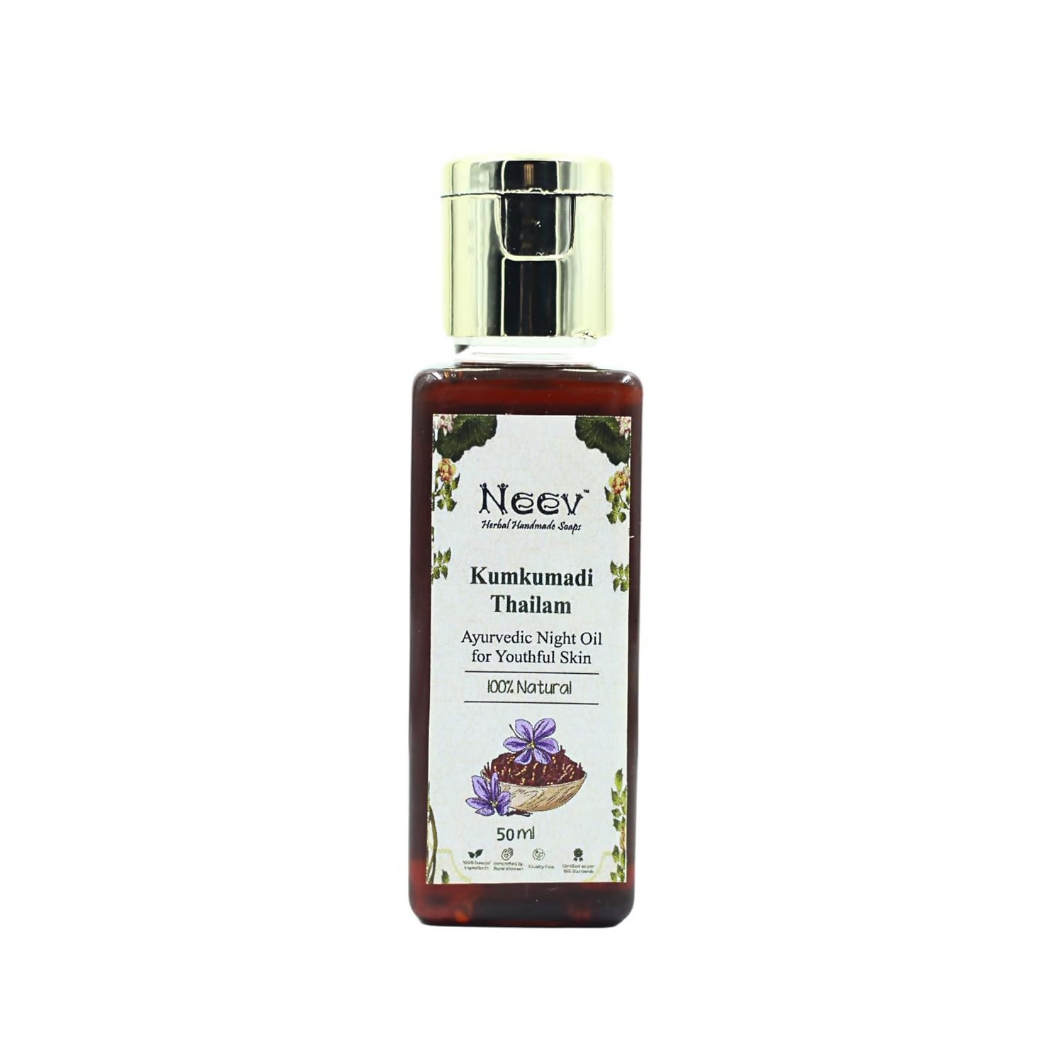 Neev Herbal Handmade Soaps Kumkumadi Oil | Grocsy