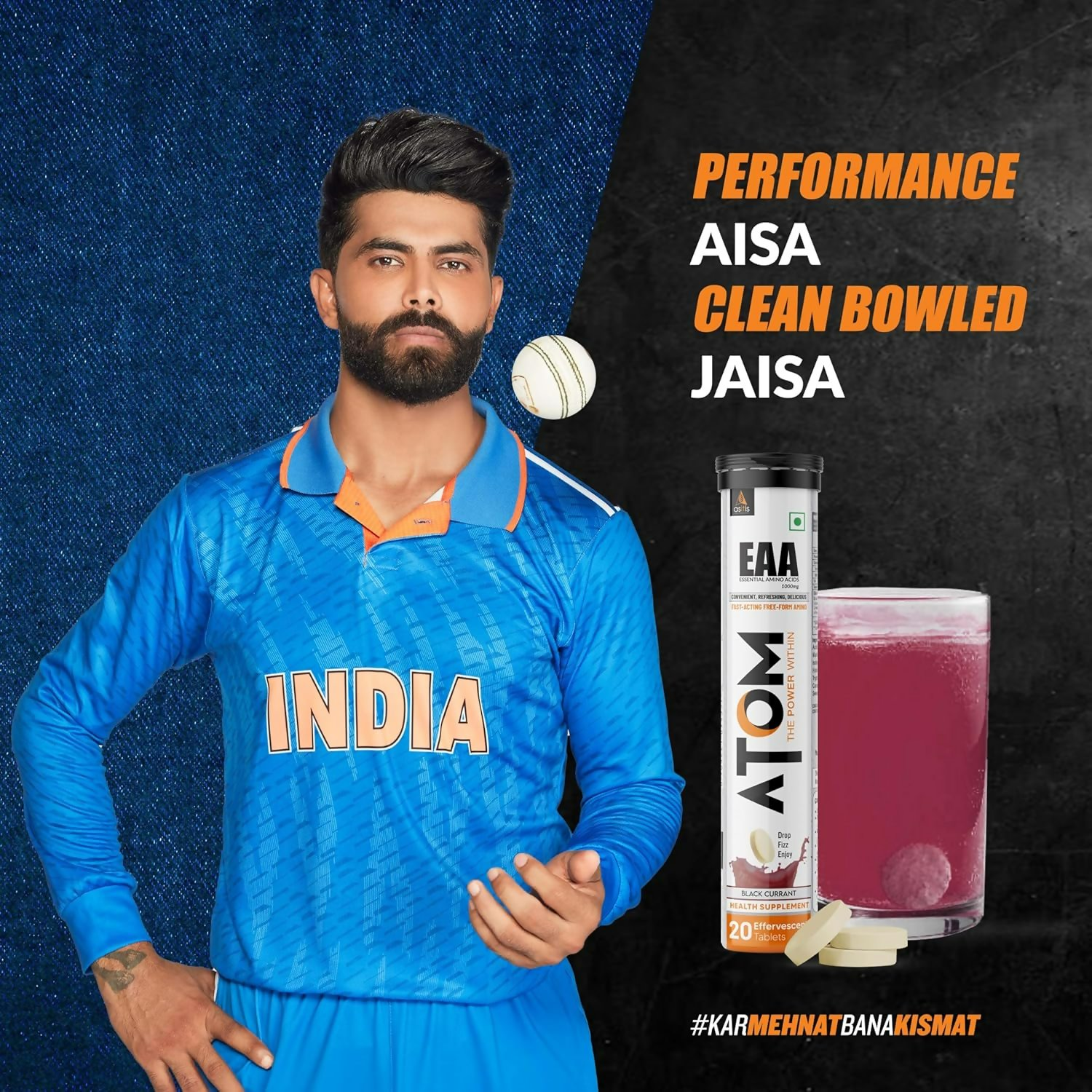 As-It-Is Atom Eaa Effervescent Tablets Black Currant Flavour | Grocsy