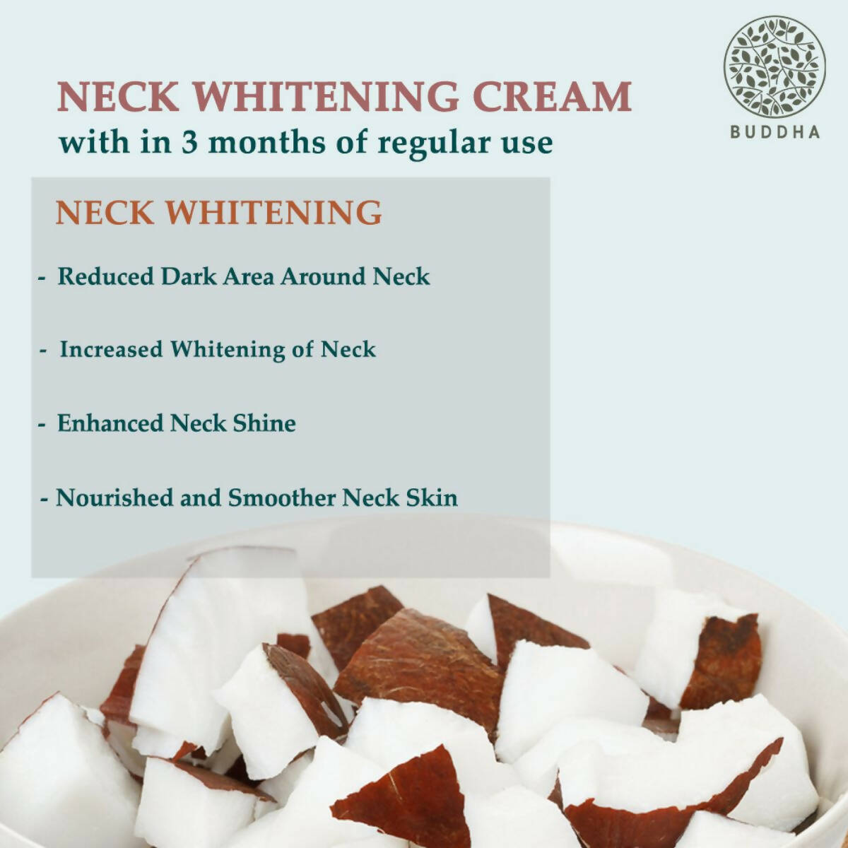Buddha Natural Neck Whitening Cream - Help With Dark Spots, Age Spots In The Neck Area | Grocsy