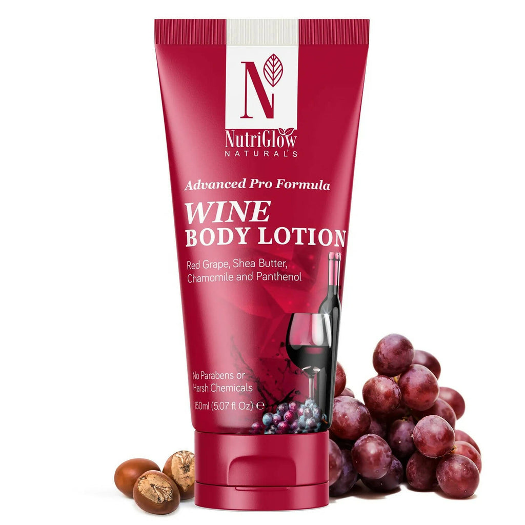NutriGlow NATURAL'S Advanced Pro Formula Wine Body Lotion | Grocsy