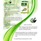VedicAyurveda Henna Leaf Powder and Lemon Powder | Grocsy