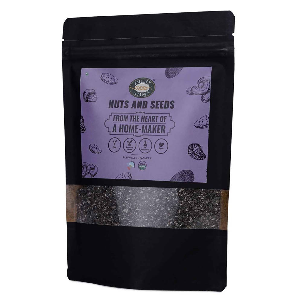 Millet Amma Organic Chia Seeds | Grocsy