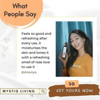 Mystiq Living Rose Water Pure & Natural Spray Face Toner, Gulab Jal For Skin & Hair | Grocsy