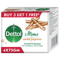 Dettol & Moms Sandal Fragrance Bathing Soap Bar | Grocsy