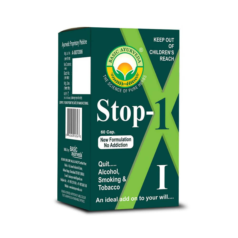 Basic Ayurveda Stop-1 Capsules | Grocsy