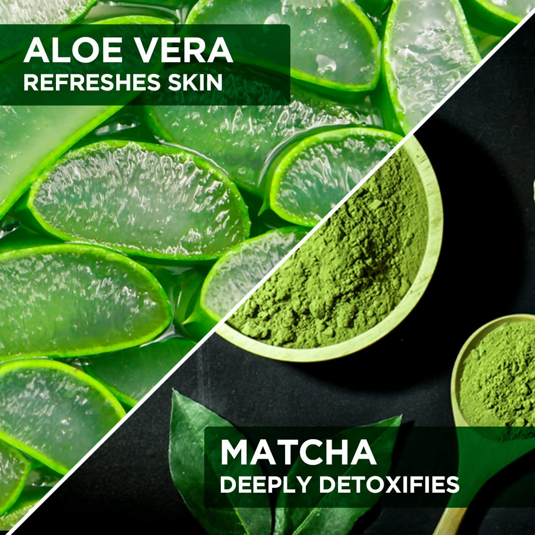 The Man Company Aloe Vera & Matcha Body Wash For Glowing & Smooth Skin Enriched With Green Tea & Moringa Leaf Extract | Grocsy