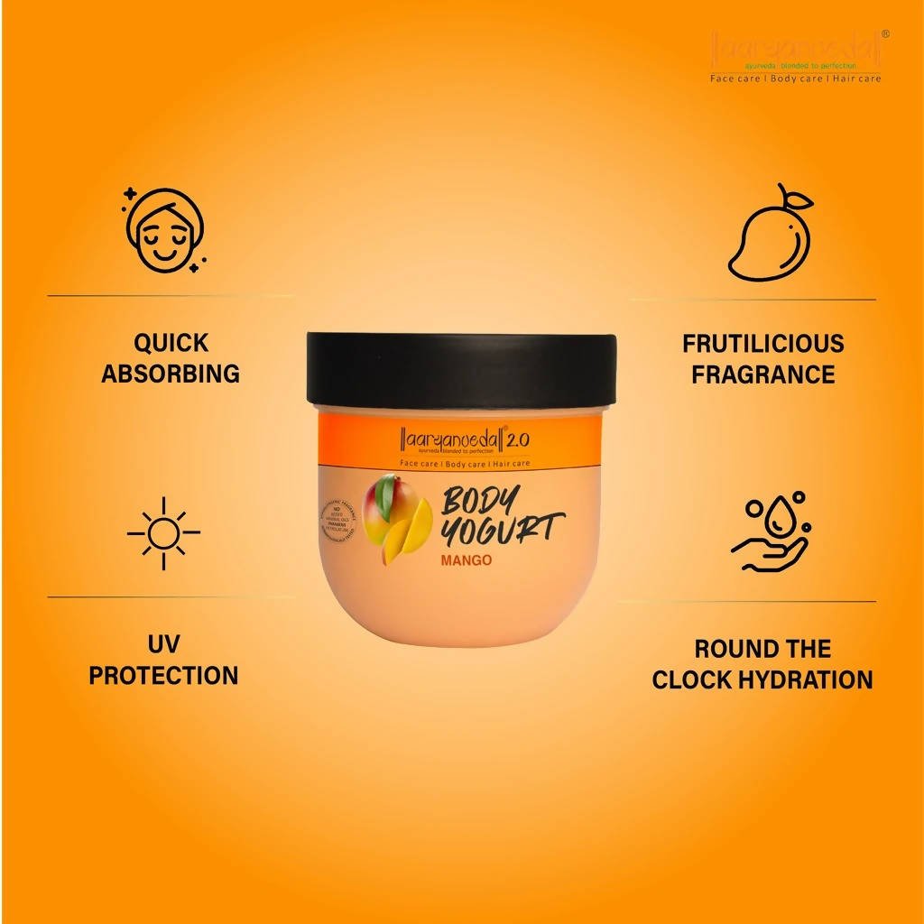 Aaryanveda Body Yogurt - Mango | Grocsy