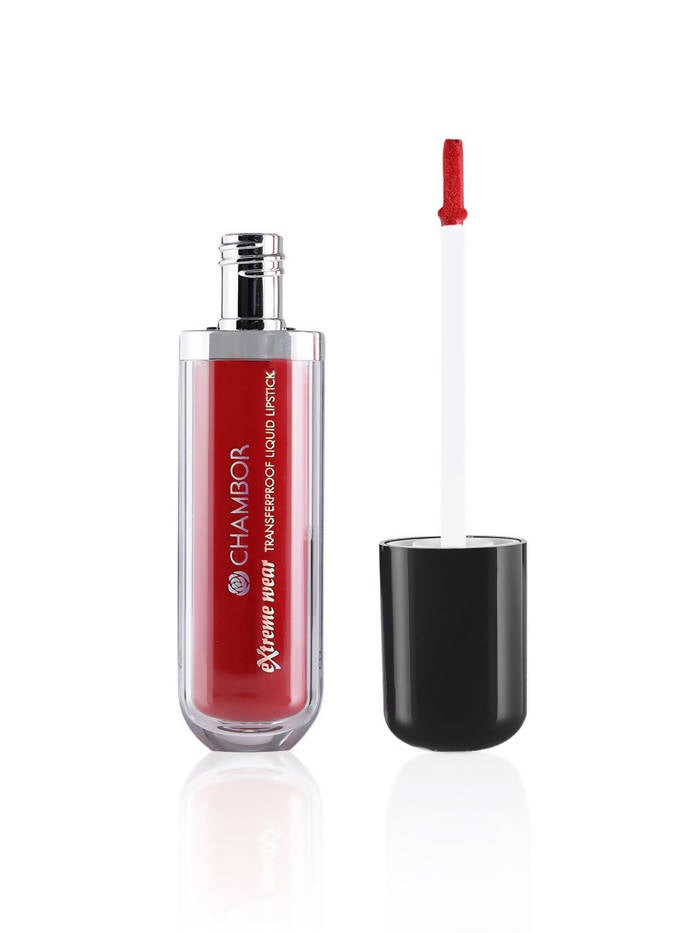 Chambor Fiery Red Extreme Wear Transferproof Liquid Lipstick | Grocsy
